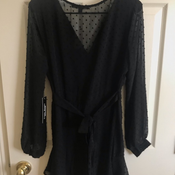 Black Mini Dress - Picture 2 of 3